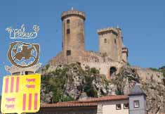 Castello di Foix Francia Storia del Viscontado di Bearn-Foix
