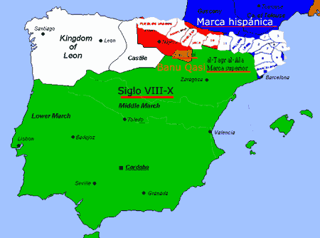 Marca Superio - al-Tagr al-A la - siglo VII al X